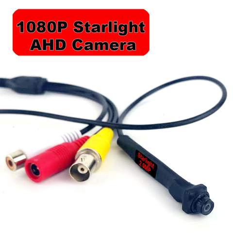 Широкий обзор 140 градусов 1080P Starlight мини AHD камера микро мини PAL / NTSC Для AHD камеры системы ► Фото 1/5