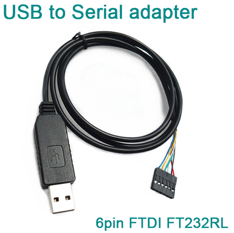 6-контактный FTDI FT232RL FT232 модуль для Arduino USB к TTL UART последовательный провод адаптер RS232 кабель для загрузки светодиодный индикаторный модуль ► Фото 1/1