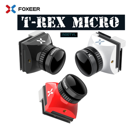 19*19 мм Foxeer T-Rex Micro 1500TVL Super WDR 4:3/16:9 PAL/NTSC переключаемая низкая задержка FPV камера для FPV гоночных Фристайл дронов ► Фото 1/6