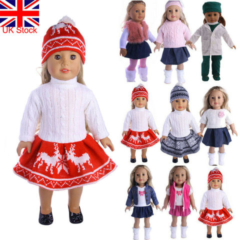 Наряд Pudcoco, одежда для американской девочки 18 дюймов, кукольный костюм нашего поколения My Life ► Фото 1/6