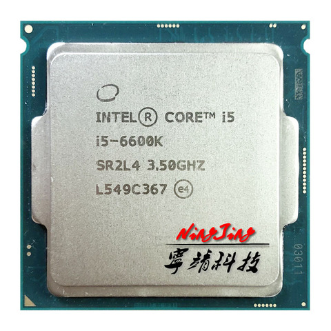 Процессор Intel Core i5-6600K i5 6600K 3,5 ГГц четырехъядерный четырехпоточный ЦПУ Процессор 6M 91W LGA 1151 ► Фото 1/1