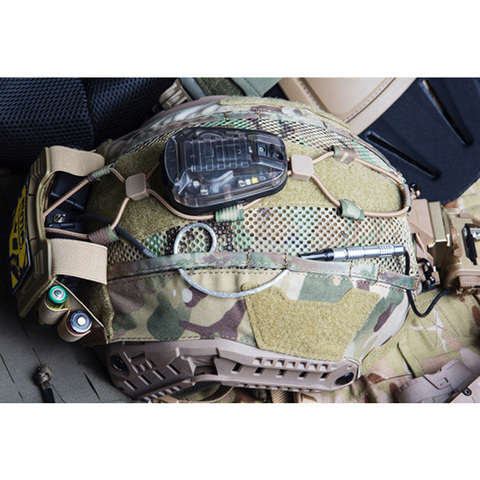 Тактический морской чехол для шлема FMA, многофункциональный держатель для аккумулятора, сбалансированная сумка BK/DE/MC ► Фото 1/4