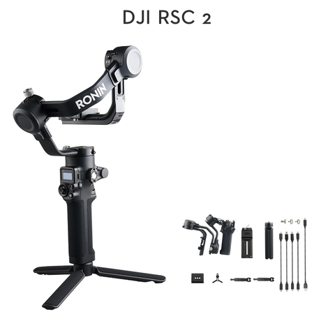 DJI RSC 2 камера шарнирный складной дизайн встроенный OLED экран обеспечивает 14 часов работы Ronin SC2 оригинальный новый телефон ► Фото 1/6