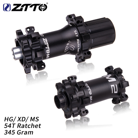 ZTTO M2 MTB Straightpull Hub Ultralight 28 отверстие 54T трещотка HG XD MS Core подходит 12 Скоростей через ось QR 28 h велосипедный концентратор ► Фото 1/6