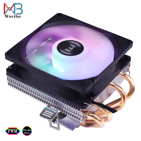 4 тепловых радиатора CPU Радиатор RGB Led для Intel LGA 775 1155 1156 1150 1151 1366 2011 -3 X79 X99 AMD AM4 радиатор ► Фото 1/6