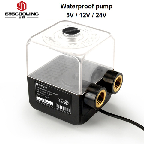 Syscooling pump SC-360T водонепроницаемый насос с резервуаром, погружной жидкостный насос для системы водяного охлаждения ► Фото 1/4