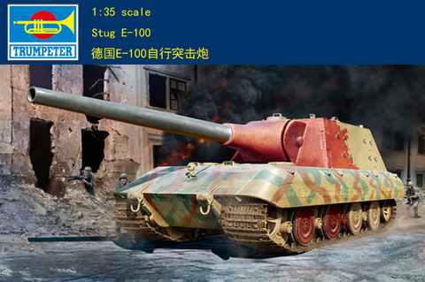 Трубач 09542 1/35 весы Пособия по немецкому языку Stug E-100 военные Пластик сборка модель комплект ► Фото 1/1