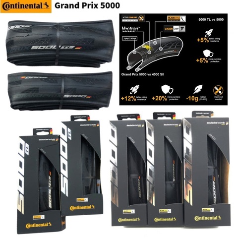 Continental Grand Prix 5000 700 23c 25c 28C, складывающиеся шины для шоссейного велосипеда, Grand prix 5000 TL, 2022 ► Фото 1/6