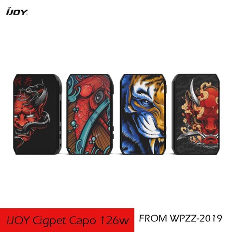 Доставка в Турцию, IJOY Cigpet Capo Box MOD 126 Вт, питание от двух батарей 18650, вейп mod 0,05 ~ 3,0 Ом 510 бак VS drag 2/Dovpo m vv ► Фото 1/6