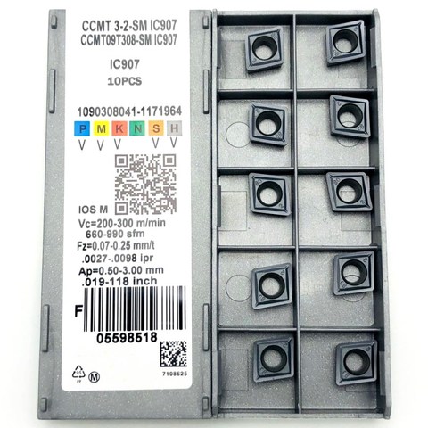 CCMT09T304 CCMT09T308 SM высокоточная металлическая фреза, запчасти для станков с ЧПУ, вращающаяся головка резака Tokarnyy ► Фото 1/6