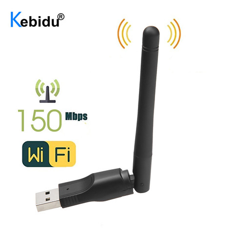 Мини USB Wi-Fi адаптер MT7601 802.11b/G/N Антенна 150 Мбит/с USB беспроводной приемник-ключ сетевая карта для ноутбука ТВ-приставки Wi-Fi-ключ ► Фото 1/6