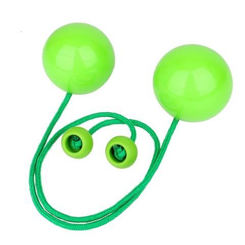 2 шт./компл. Профессиональный маятниковый контакт Poi жонглирование шарики с 3,4 дюймовой сценой Профессиональный мяч нейлоновый шнур зеленог... ► Фото 1/6