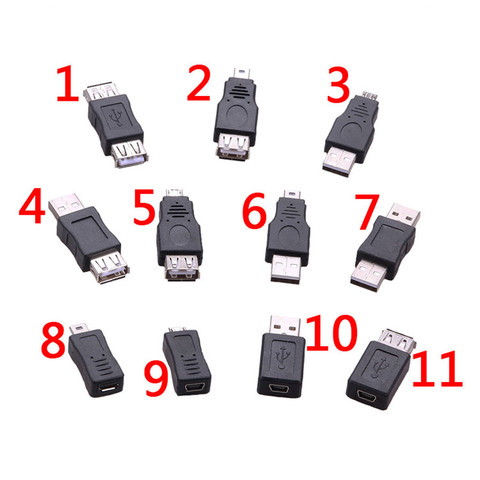 Мини usb OTG 5pin F/M мини-переходник адаптер конвертер USB штекер-гнездо Micro USB адаптер USB 2,0 гаджеты конвертер телефона ► Фото 1/2