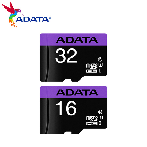 Карта памяти ADATA Micro SD 32 Гб, карта памяти 32 Гб, C10 Micro SDHC карта 16 ГБ, класс 10 T - Flash карта U1 16 ГБ, TF карта для смартфона ► Фото 1/3