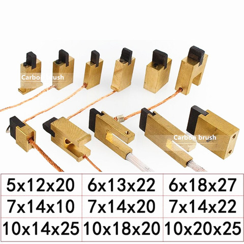 Углеродная щетка для регулировки напряжения, стабилизатор, электрическая Угольная щетка 6 7 10 13 14 15 18 20 22 24 25 27 35 мм, J19269 ► Фото 1/6