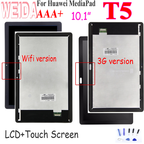 ЖК-дисплей 10,1 дюйма для Huawei MediaPad T5, 3G, с функцией WIFI ► Фото 1/6