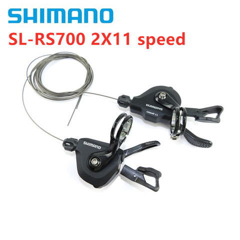 Shimano набор рычагов переключения скоростей для дорожного велосипеда rs700, 2x11 скоростей, черный, 11 скоростей, Аксессуары для велосипеда ► Фото 1/5