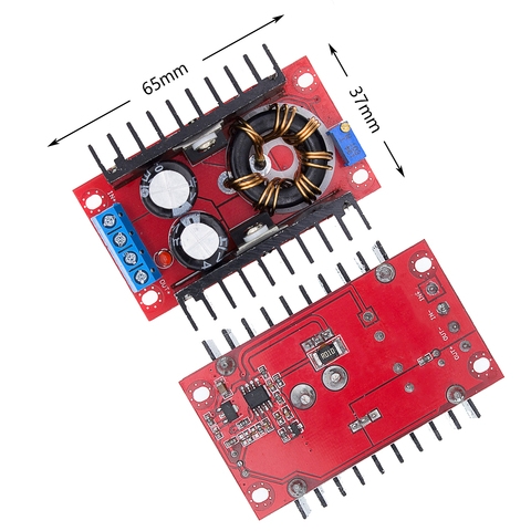 1 шт. 150 Вт повышающий преобразователь постоянного тока в постоянный ток 10-32 В до 12-35 В повышающее Напряжение зарядное устройство модуль ► Фото 1/5