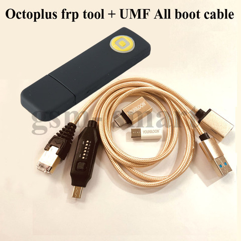 Оригинальный инструмент OCTOPLUS FRP DONGLE + UMF ALL Boot cable для разблокировки телефона frp, 2022 ► Фото 1/6