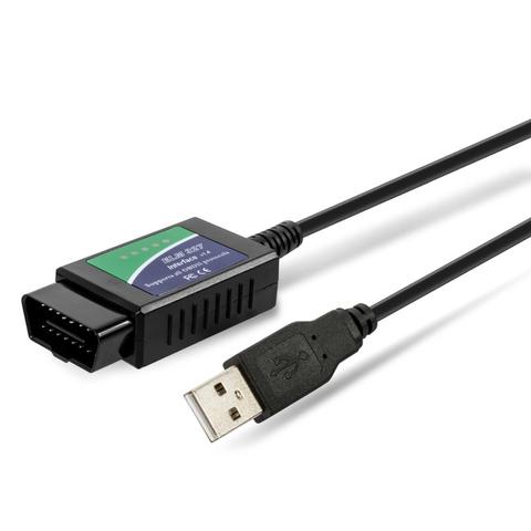 V1.4 Elm327 USB OBD2 диагностический сканер чип FT232RL 18F25K80 OBD считыватель кодов для ISUZU Chrysler Peugeot Daewoo Seat ► Фото 1/6