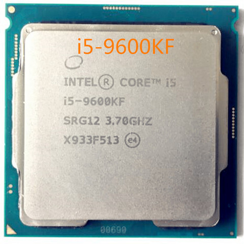 Процессор Intel Core i5 9600KF 3,7G, гнездо для процессора LGA1151, 14 нм, шестиядерный процессор, бесплатная доставка ► Фото 1/1