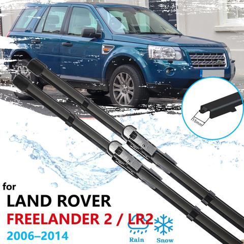 Щетка стеклоочистителя для Land Rover Freelander 2 LR2 2006 ~ 2014 стеклоочистители автомобильные аксессуары 2007 2008 2009 2010 2011 2012 2013 ► Фото 1/6