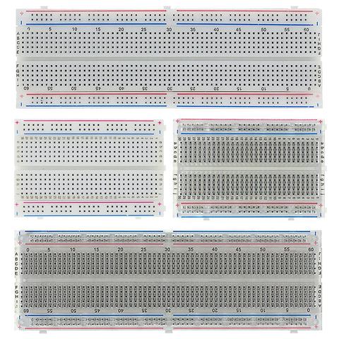 400/830 точек макетная плата 830 точек макетная плата MB-102 без Solderless PCB тестовая плата 400 отверстий макетная плата MB102 Тест разработка сделай сам ► Фото 1/6