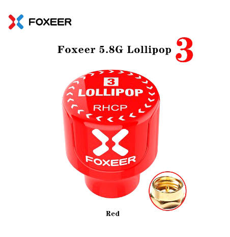 Foxeer Lollipop 3 Антенна corta 5,8G 2.5Dbi RHCP поляризованная круглая FPV SMA Micro de la антенна приемника ► Фото 1/4