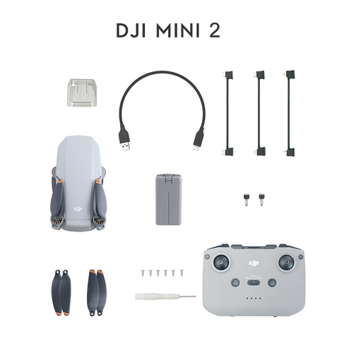 DJI Mini 2, беспилотные летательные аппараты с 4K/30fps камеры и 4x zoom 10 км дальность передачи mavic mini 2 новый бренд оригинальный в наличии ► Фото 1/6