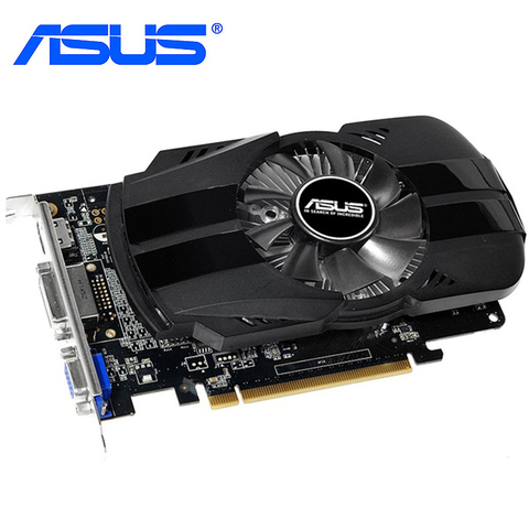 Видеокарта ASUS GTX 750Ti 2 Гб, Видеокарта GTX 750-FML-2GD5 128 бит GDDR5 для nVIDIA Geforce HDMI VGA DVI GTX750Ti 2 Гб, б/у ► Фото 1/1