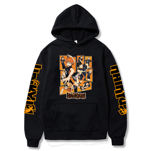 Anime Haikyuu Hoodies Sweatshirts Men/women Hip Hop Streetwear Hoodie Anime Hoodies Men's Sweatshirts ► Фото 1/6