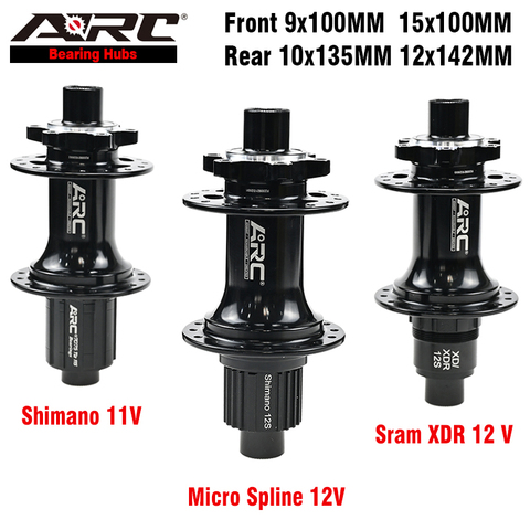 ARC Hub концентратор для горного велосипеда 009 HG / MS / XDR 32 отверстия 6 дисковых болтов J-Bend MTB Hub NBK дисковые подшипники Ступица колеса цикла 12 Скоро... ► Фото 1/6