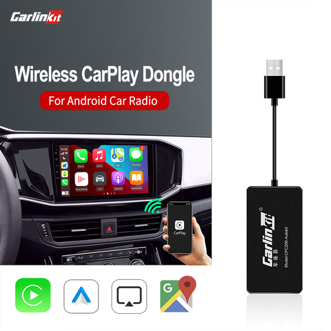 Carlinkit Carplay беспроводной ключ Apple CarPlay для Android навигационный плеер USB Смарт LinkCarplay с Android Авто Mrrorlink ► Фото 1/6