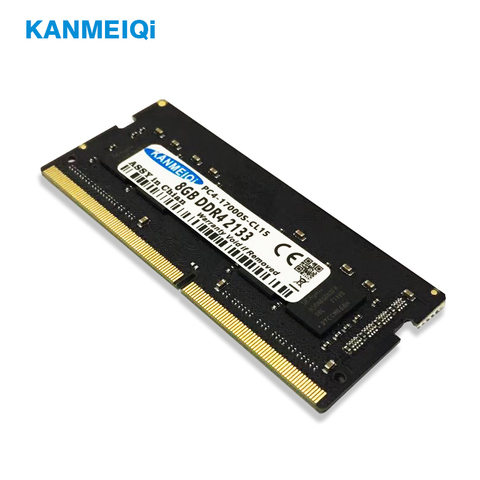 KANMEIQi DDR3 DDR4 8 ГБ 4 ГБ 16 ГБ ОЗУ для ноутбука 1333 1600 2133 2400 2666 МГц 204pin 288PIN Sodimm память для ноутбука 1,35 в 1,2 в 1,5 в ► Фото 1/6