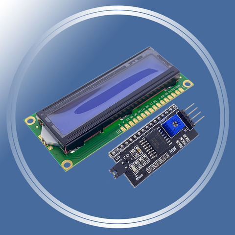 Бесплатная доставка! Модуль 1602 HD44780 для ЖК-дисплея Arduino (с последовательным интерфейсом IIC/I2C), 16x2 ► Фото 1/6