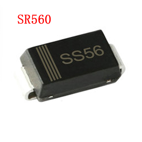 20 шт. SS56 SR560 60V 5A SMA SMD диодный диод Schottky, для поверхностного монтажа, DO-214AC ► Фото 1/1