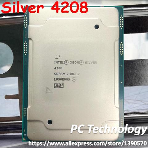 Оригинальный процессор Intel Xeon Silver 4208 QS Silver4208, 11 Мб кэш-памяти, 2,10 ГГц, 8 ядер, 85 Вт, масштабируемый процессор LGA3647, бесплатная доставка ► Фото 1/1