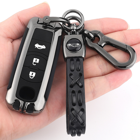 Цинковый брелок для автомобильных ключей, дистанционный ключ чехол Защитная крышка для Mazda 2 3 6 Axela Atenza CX-5 CX5 CX-7 CX-9 2014 2015 2016 ► Фото 1/6