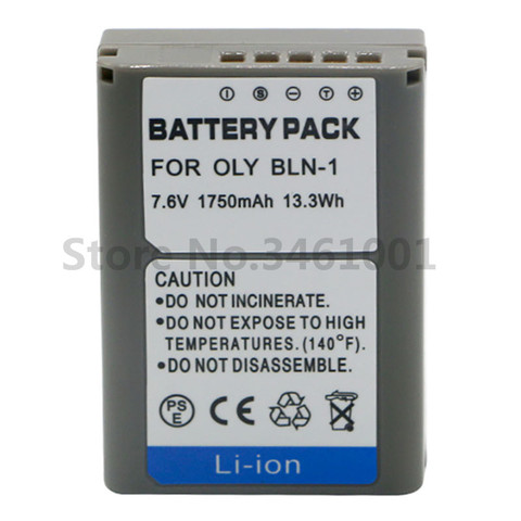 BLN-1 BLN1 Камера Батарея для цифровой камеры OLYMPUS BCN1 BCN-1 E-M1 EM1 E-M5 OM-D E-P5 EM5 OMD EP5 батареи ► Фото 1/5