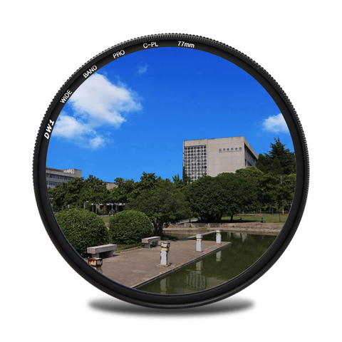 Фильтр для камеры Walkingway CPL, круговой поляризационный фильтр для объектива камеры Nikon, Canon, DSLR, 52/55/58/62/67/72/77/82 ► Фото 1/6