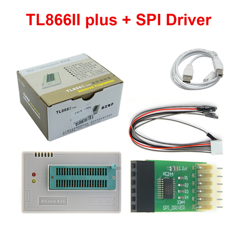 Оригинальный Новый TL866II PLUS TL866 обновленный универсальный высокоскоростной USB-программатор MiniPro, высокопроизводительный драйвер 100% + SPI ► Фото 1/6