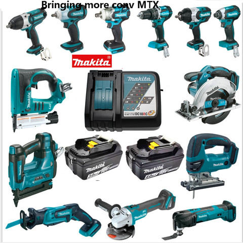 Оригинальное зарядное устройство MAKITA 18 в BL1830B BL1840B BL1850B DC18RCT DC18RC DC18SD для дрели ► Фото 1/5