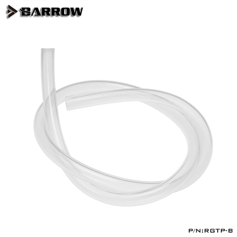 Barrow Split водяной охлаждающий шланг, 9,5*12,7 мм PU прозрачный 3/8 ''тонкий DIY водяное охлаждение, RGTP-B ► Фото 1/5