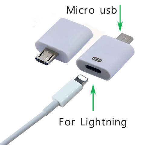 8Pin USB кабель адаптер для iPhone 6S, Lightning, Micro USB, Android, мобильный телефон, кабели, разъем для Samsung HTC ► Фото 1/4