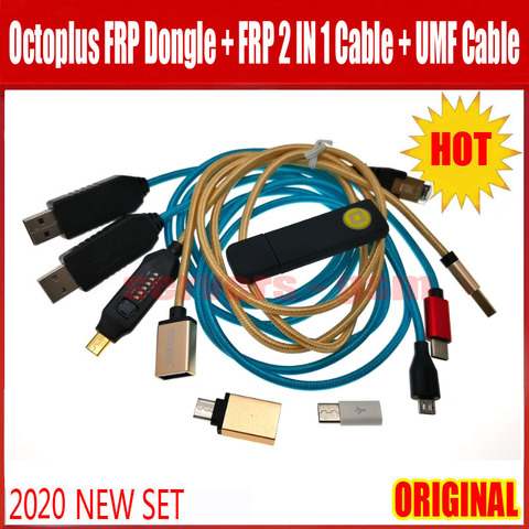 Новинка 2022, распродажа, оригинальный прибор Octopus FRP, ключ Octoplus FRP + кабель Octoplus FRP USB UART 2 в 1 + кабель для сапога ► Фото 1/6