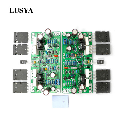 Плата усилителя звука Lusya L20 SE aeas C5200, 2 канала, 350 Вт, 4 Ом, 2 шт. ► Фото 1/6