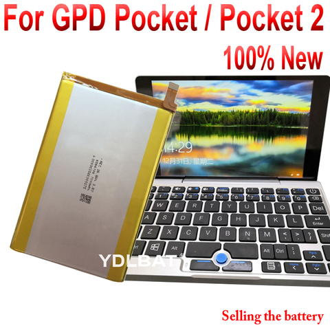 100% Новый аккумулятор для GPD Pocket 1 Pocket1 для GPD Аккумулятор для GPD Pocket 2 Pocket2 батареи ► Фото 1/5