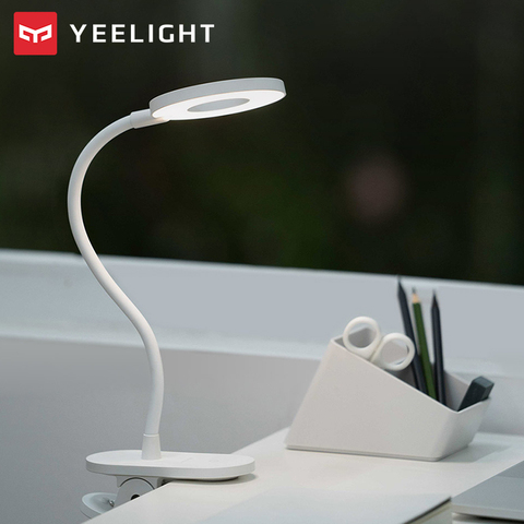 Yee светильник светодиодный, настольная лампа, прищепка, ночник, USB, перезаряжаемый, 5 Вт, 360 градусов, регулируемая приглушка, лампа для чтения ... ► Фото 1/6