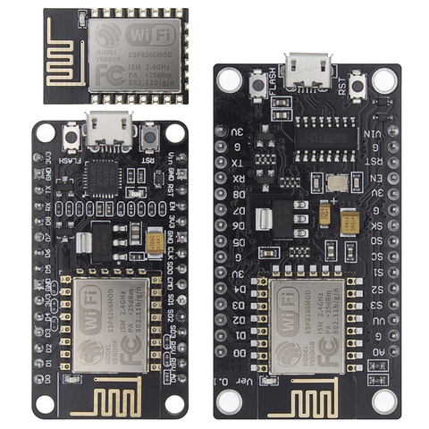 Беспроводной модуль CH340/CP2102 NodeMcu V3 V2 Lua, Wi-Fi, макетная плата на базе ESP8266, с антенной pcb ► Фото 1/6