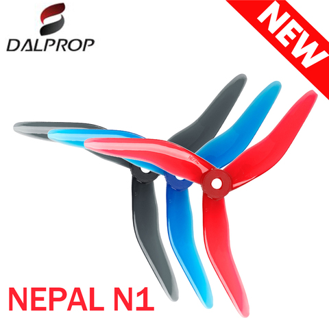 24 шт./12 пар, обновленный пропеллер DALPROP Nepal N1 5143 3 Лопасти FPV CW CCW POPO для радиоуправляемого гоночного дрона ► Фото 1/6